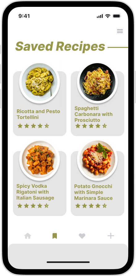 Recipe app screen 10